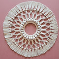 Sol da Vida – Macramé Redondo Artesanal para Parede e Centro de Mesa