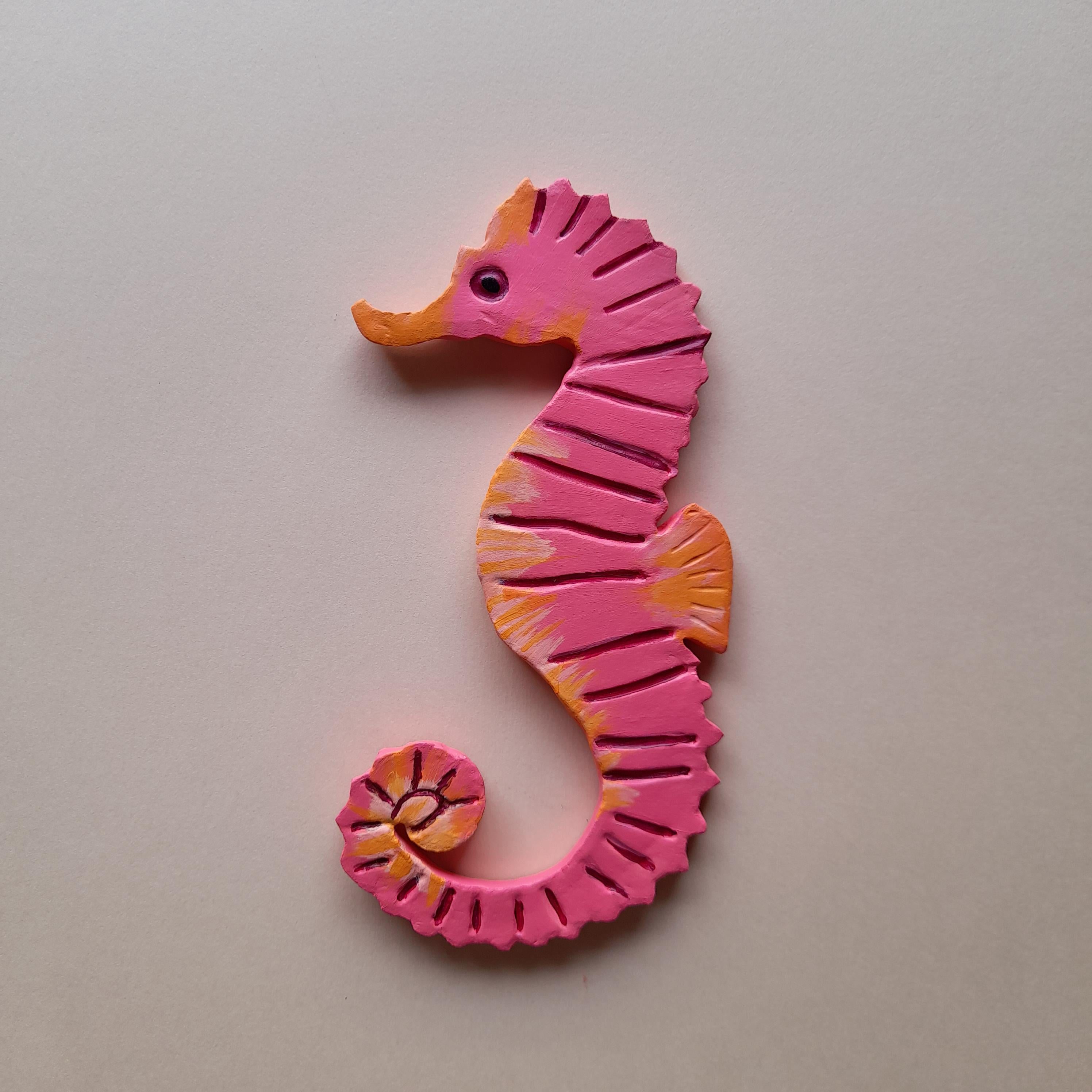 Sea Animal Wall Decor – Handmade Air Dry Clay, Choose One or Full Set of 7