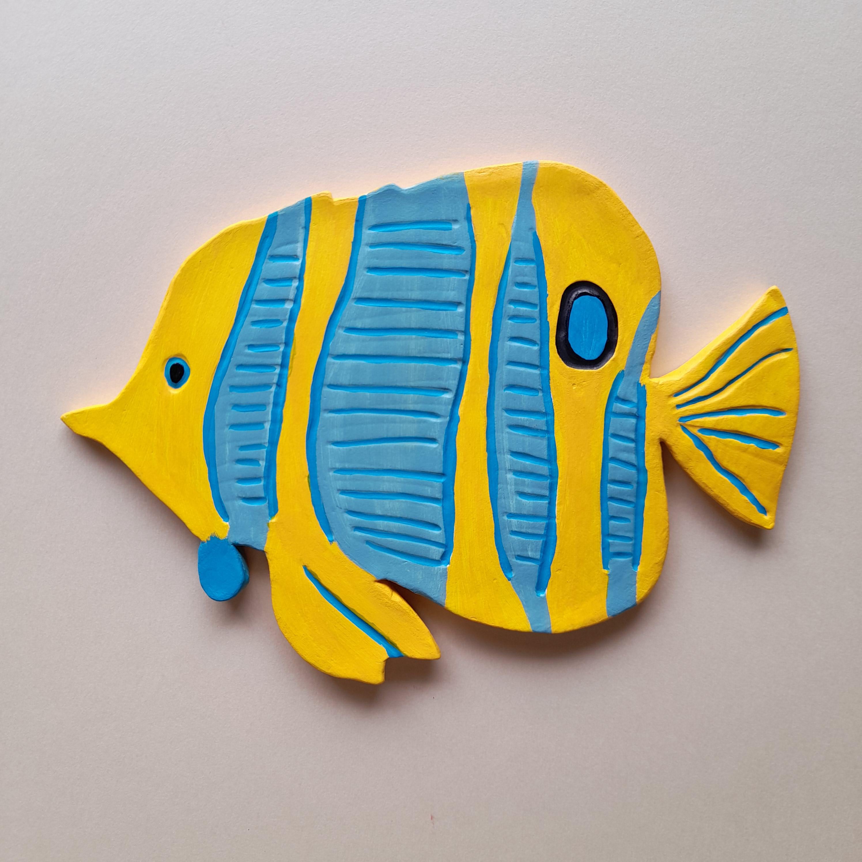 Sea Animal Wall Decor – Handmade Air Dry Clay, Choose One or Full Set of 7