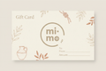 MimoArt Gift Card